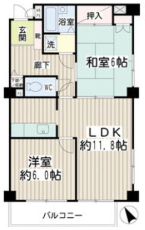 サニーテラス西寺尾の物件間取画像